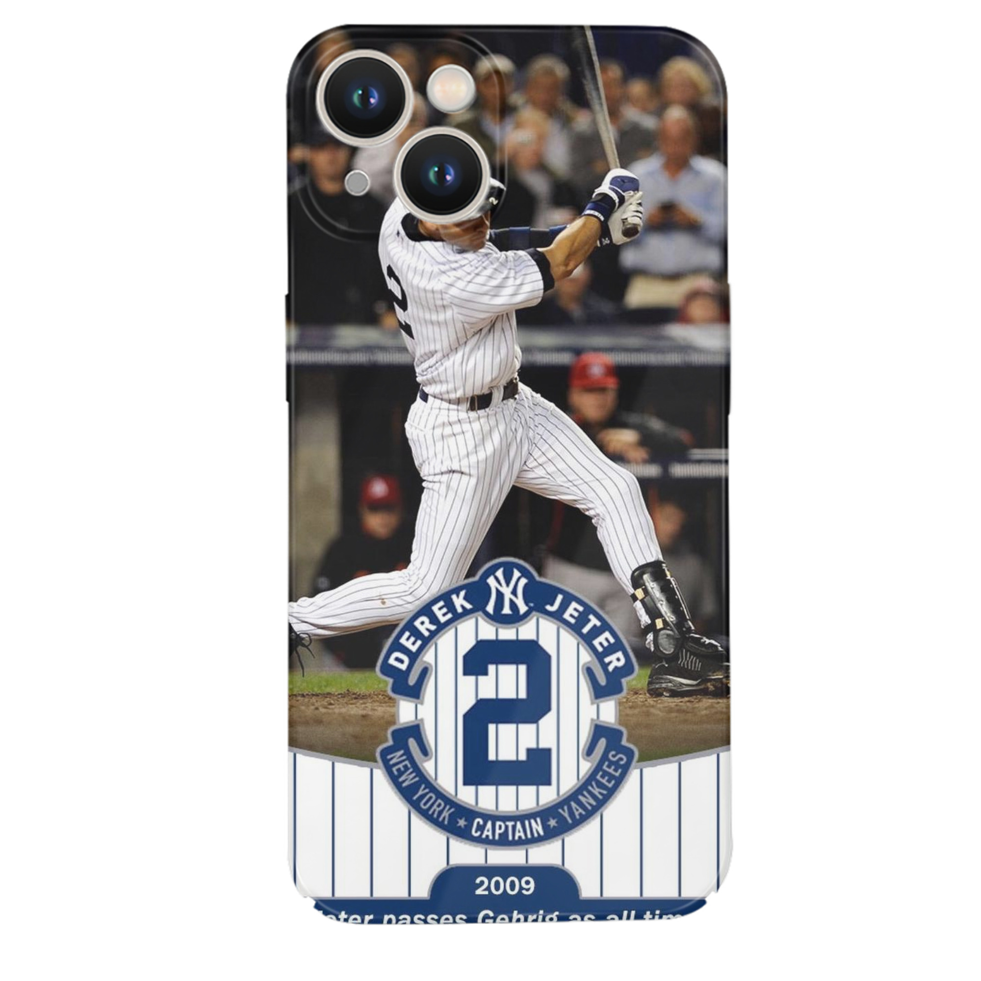 Derek Jeter 88 IPhone 14 Series Full-Cover Hard Case – Shockproof With Raised Camera Protection – Precise Cutouts, Wireless Charging Compatible – Durable, Anti-Yellowing, Easy To Clean